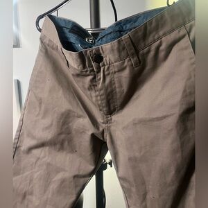 Vintage Volcom V.Co-Logical Series Recycled Polyester Chino Pants - Slate Grey